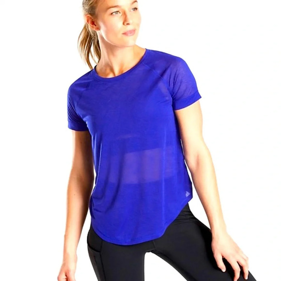 Athleta Tops - Athleta Vapor Tee in Paradise Blue